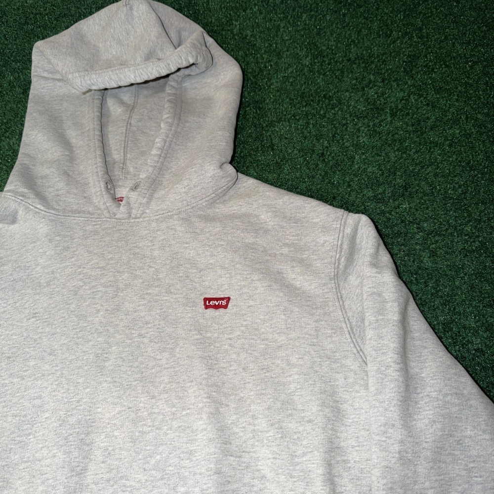 Levi's Men's Gray Pullover Hoodie Size Large 108